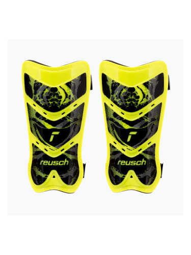 Протектори за подбедрици Reusch Shinguard Attrakt Lite safety yellow/black