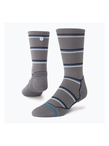 Чорапи Stance Multistripe Run Ribbed Crew dark/grey