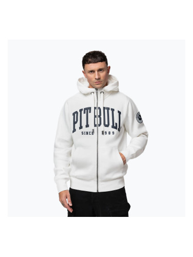 Мъжки суитшърт Pitbull Norton Hooded Zip off white