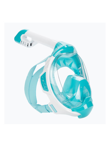 Детска целолицева маска за шнорхелинге AQUASTIC KAI Jr turquoise