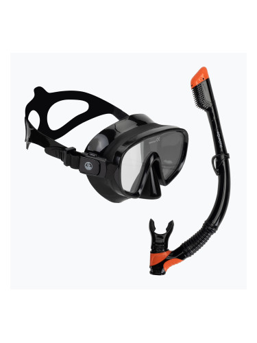 Комплект за гмуркане AQUASTIC Cove маска + шнорхел черен
