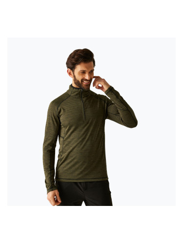 Мъжки суитшърт от полар REGATTA Yonder II olive night