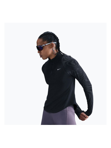 Дамска блуза с дълъг ръкав за бягане Nike Tempo Flash Dri-Fit 1/4 Zip black