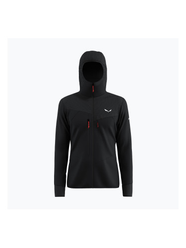 Мъжки суитшърт за трекинг Salewa Agner PL Hooded black out