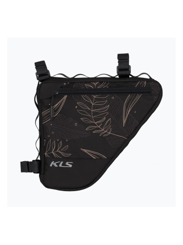 Чанта за велосипедна рамка Kellys Wedge 1,3 l flowers