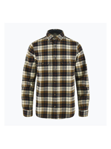Мъжка риза Fjällräven Singi Heavy Flannel chalk white/dark navy
