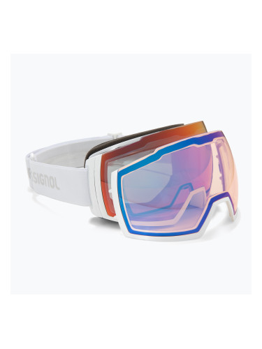 Скиорска маска Rossignol Magne'lens white/orange/grey