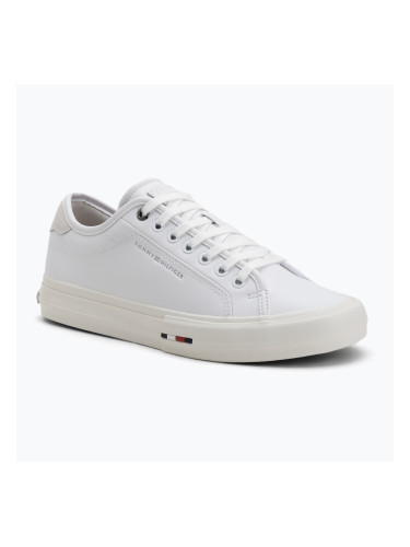 Мъжки кецове Tommy Hilfiger Street Leather Stitch white