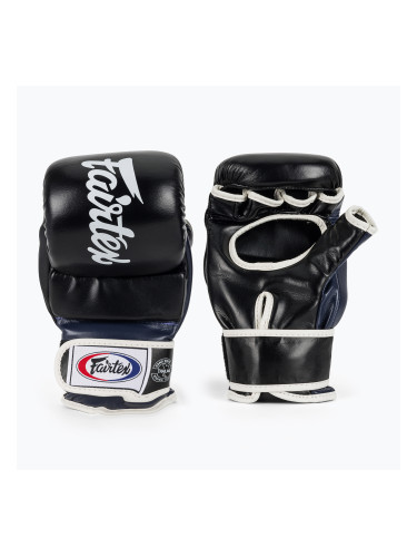Fairtex Super Sparring Граплинг ръкавици черни/сини