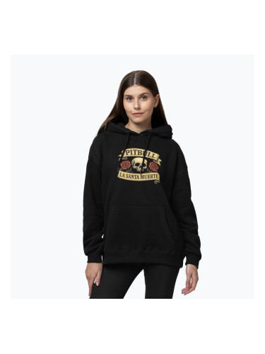 Дамски суитшърт Pitbull La Santa Muerte Hooded black