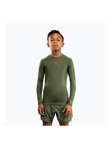 Детска блуза за тренировка с дълъг ръкав Venum Contender Rashguards Jr khaki