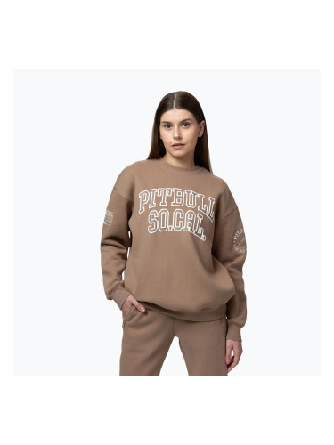 Дамски суитшърт Pitbull Crewneck Fiora chocolate mousse