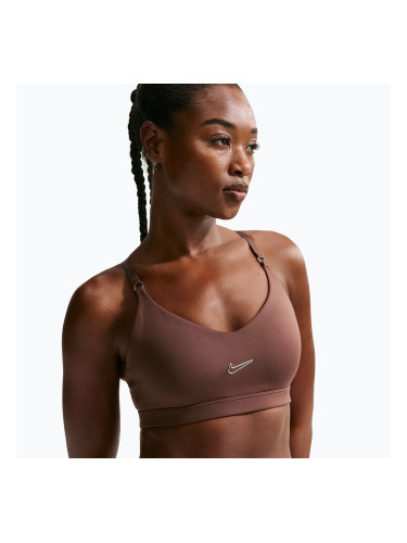 Спортен сутиен Nike Indy Padded Gloss light brown