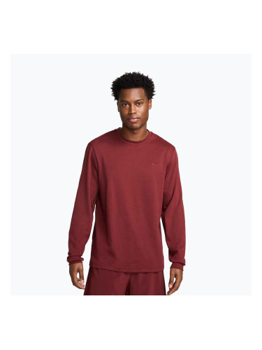 Мъжка блуза с дълъг ръкав Nike Primary Dri-Fit Versatile dark team red/dark team red