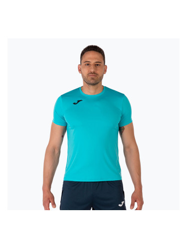 Мъжка тениска за бягане Joma Record II fluor turquoise