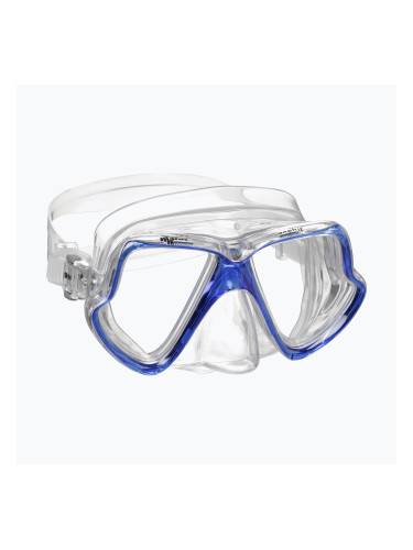 Маска за гмуркане Mares Zephir прозрачно синя 411319