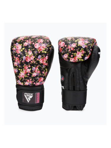 Боксови ръкавици RDX FL-5 черно-розови BGR-FL5B