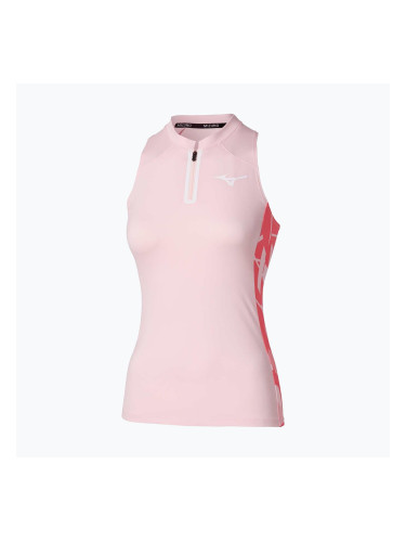 Дамска тениска за тенис Mizuno Daybreakers Printed barely pink