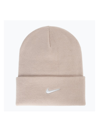 Зимна шапка Nike Peak Swoosh Beanie slit red/white