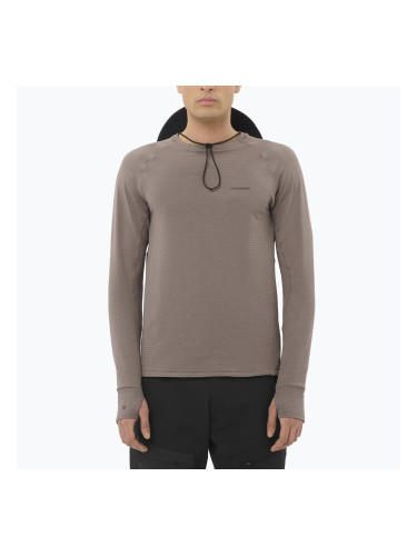 Мъжки суитшърт Salomon Essential Lightwarm CN iron