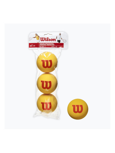 Детски топки за тенис Wilson Starter Tour Foam Tball 3 бр. жълти WRZ258900