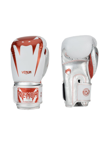 Venum Giant 3.0 червени/сребърни боксови ръкавици