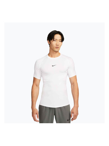 Мъжка тениска за тренировка Nike Pro Dri-Fit Tight Fitness white/black