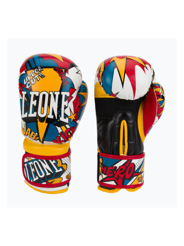Цветни детски боксови ръкавици Leone Hero GN400J