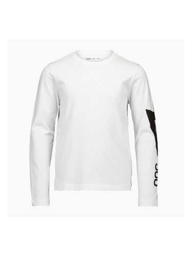 Детска блуза с дълъг ръкав POC Tee Jr blixten white
