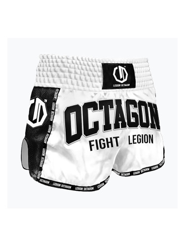 Шорти за тренировка Octagon Kickboxing/Muay Thai Legion Fight Legion Premium white