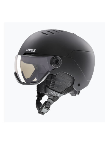 Ски каска UVEX Wanted Visor Pro V black matt