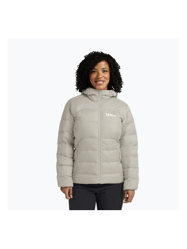 Дамско пухено яке Jack Wolfskin Ather Down Hoody pale sand