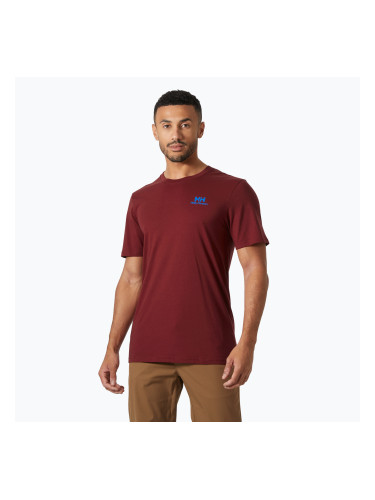 Мъжка тениска Helly Hansen Nord Graphic mars red