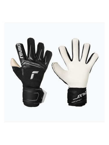 Вратарски ръкавици Reusch Attrakt Gold X NC Finger Support black/white