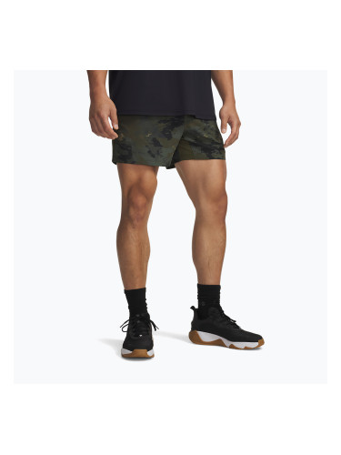 Мъжки шорти за тренировка Under Armour Project Rock Ultimate expedition green/black