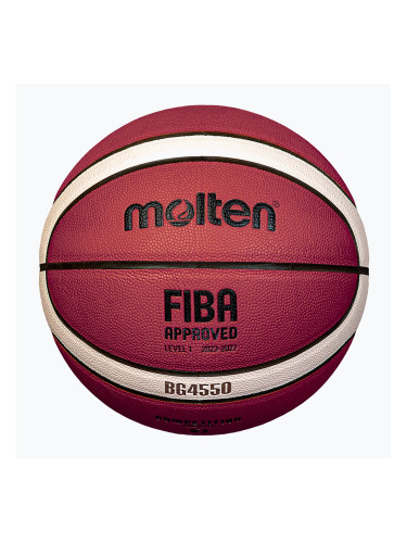 Баскетболна топка Molten basketball B7G4050 FIBA brown размер 7