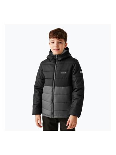 Детско пухено яке REGATTA LoftHouse VIII black/sealgr
