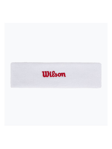 Лента за глава Wilson Headband bright white / infrared