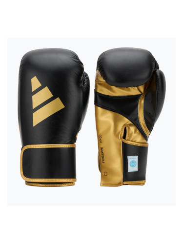 Боксови ръкавици adidas Wako black/gold