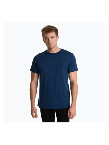 Мъжка термотениска WOOLCANO Merino 100% TEE0546 navy blue