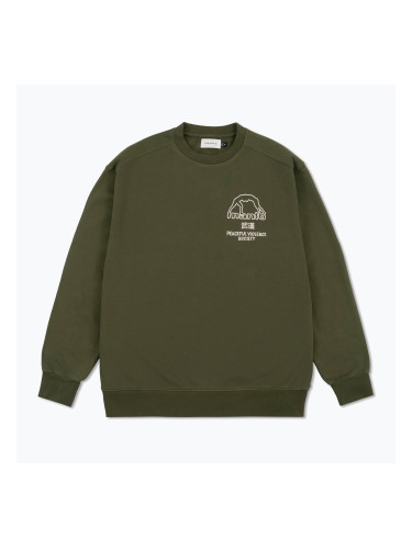 Суитшърт MANTO Society khaki