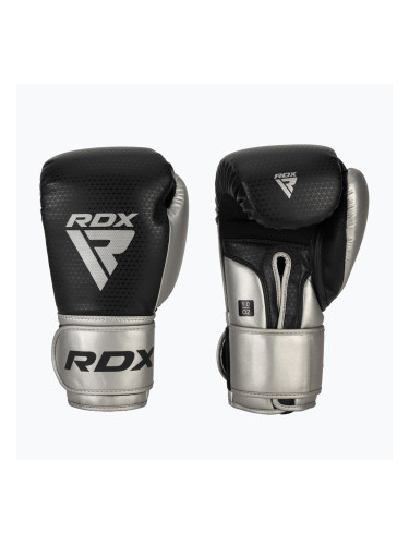 Боксови ръкавици RDX L2 Mark Pro Sparring Hook & Loop silver