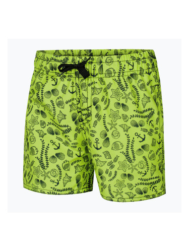 Детски къси панталони за плуване AQUA-SPEED Finn Shells зелен 306