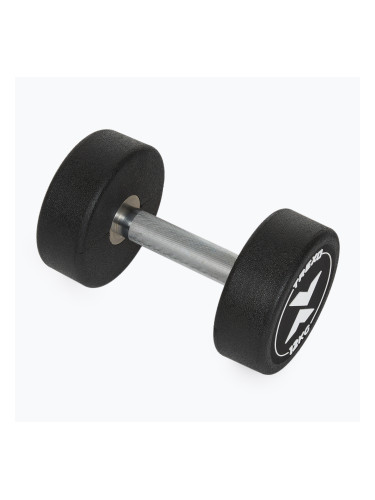 Дъмбел с гумено покритие XTREXO Pro 12 kg  black