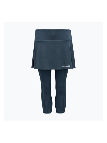 Дамска пола за тенис HEAD Club 3/4 Tights Skort navy