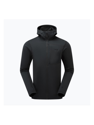 Мъжки суитшърт Rab Superflux Hoody black