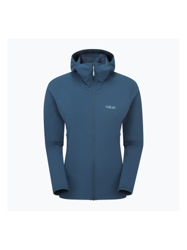 Дамско софтшел яке Rab Borealis Hoody tempest blue