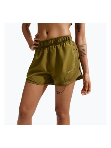 Дамски шорти за бягане Nike Tempo Dri-Fit Mid-Rise olive flak/olive flak