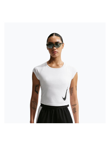 Дамска тениска за бягане Nike Swoosh Run Dri-Fit white/photon dust/black