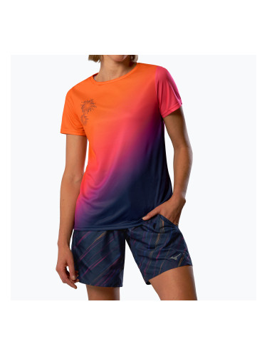 Дамска тениска за бягане Mizuno Summer Pack QD Tee yuuyake